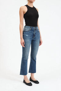 Daze - Shy Girl Jean - blue - clothing - cotton - blend