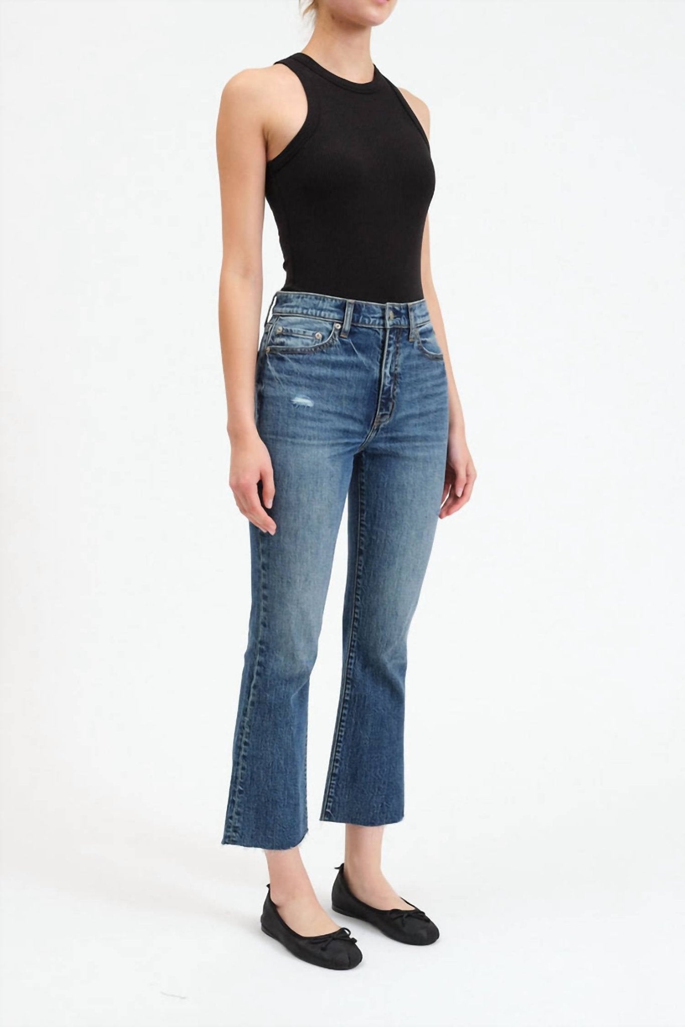 Daze - Shy Girl Jean - blue - clothing - cotton - blend