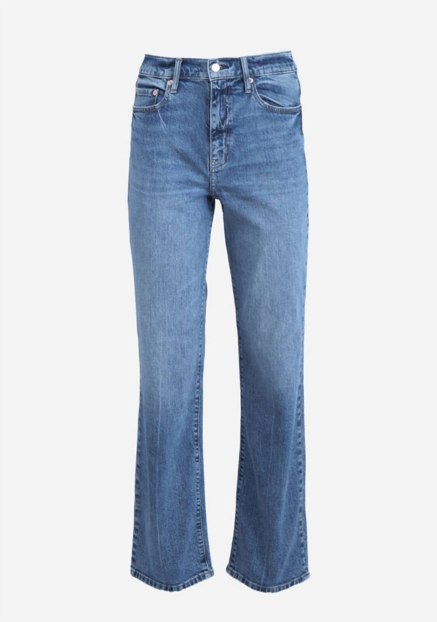 Daze - Sundaze High Rise Jeans - blue - clothing - cotton - blend