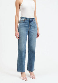 Daze - Sundaze High Rise Jeans - blue - clothing - cotton - blend