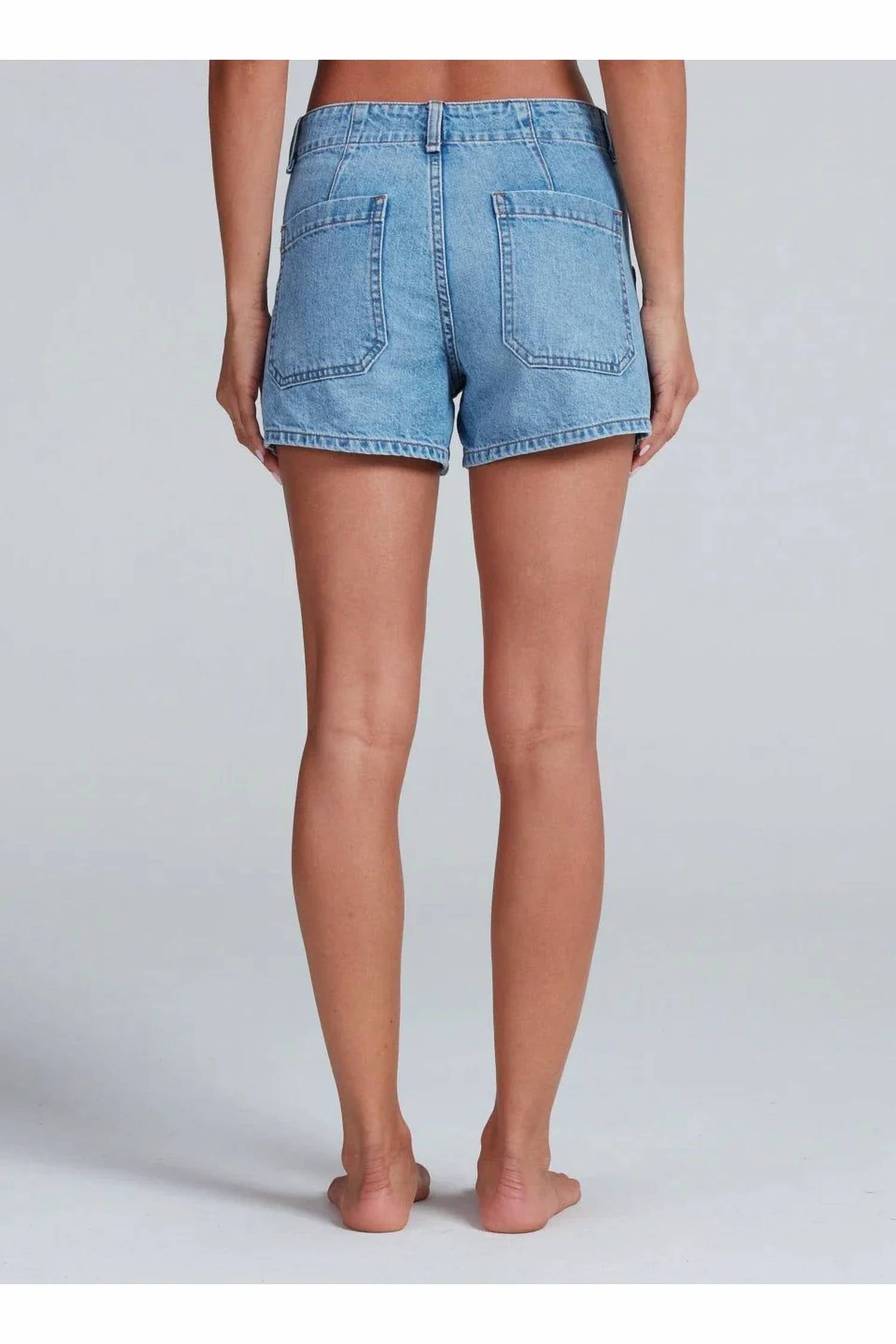 Askk Ny - Jam High Rise Denim Short