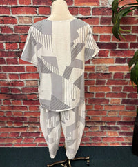 Terra - Women's Modern Lines Two-piece Set