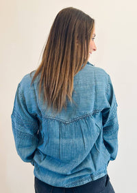 Ivy Jane - Tuck Sleeve Popover Shirt