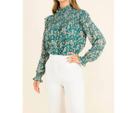 Thml - Smocked Print Blouse