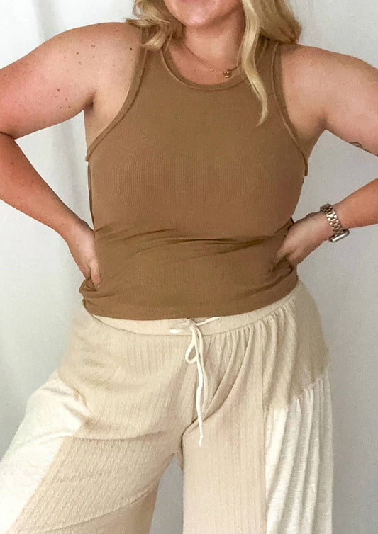 Le Lis - Coastal Stitch Ribbed Tank