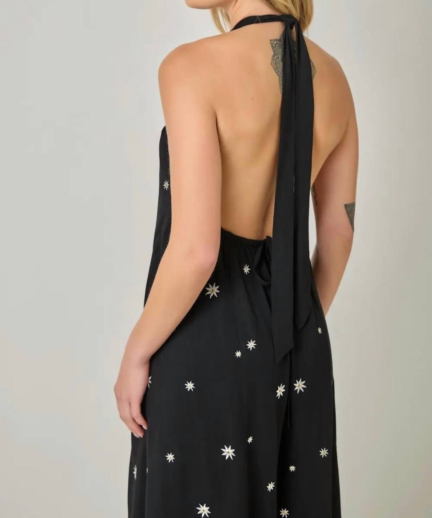 Mystree - Daisy Halter Jumpsuit
