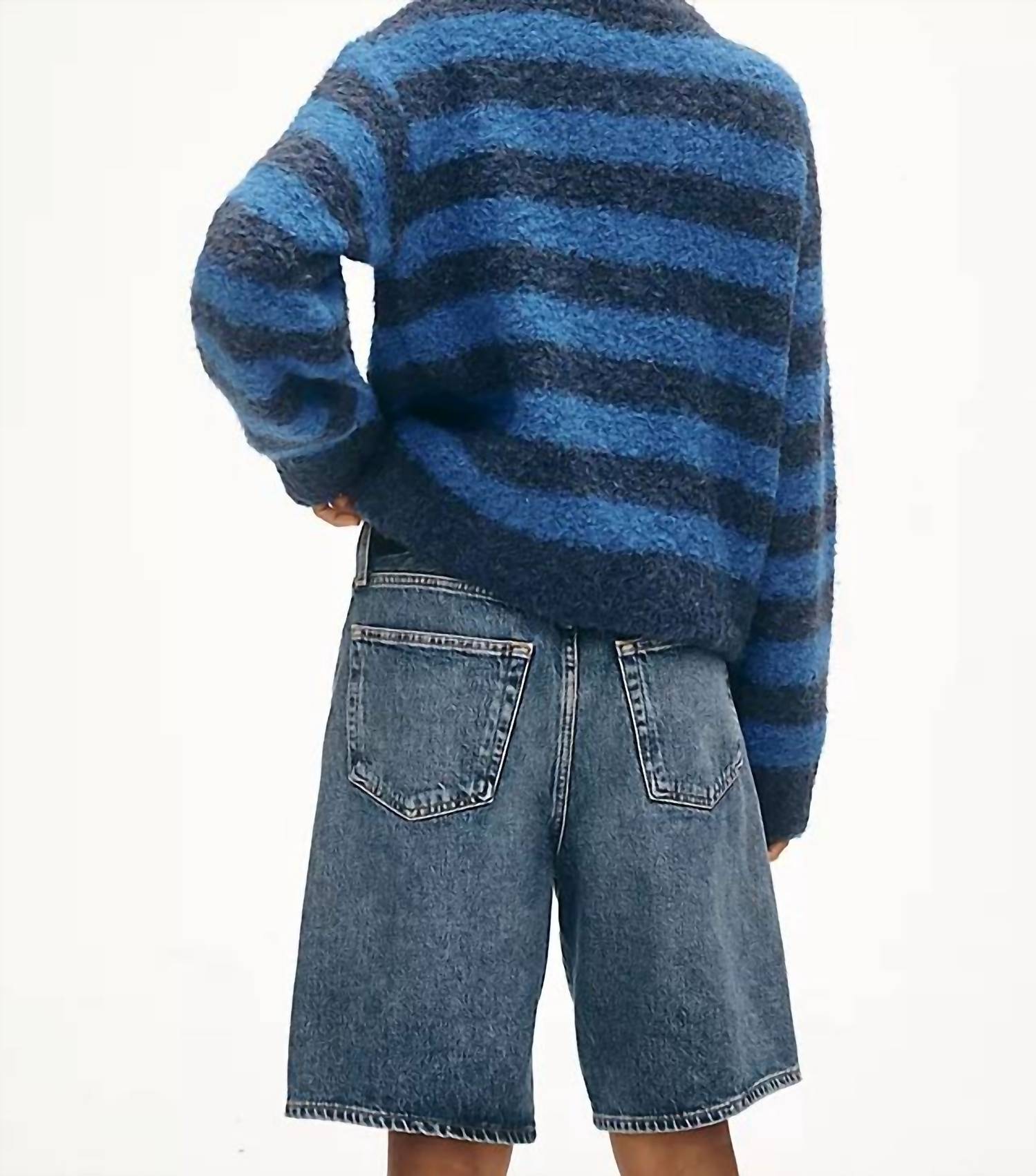 Frnch - Megane Stripe Buttoned Cardigan