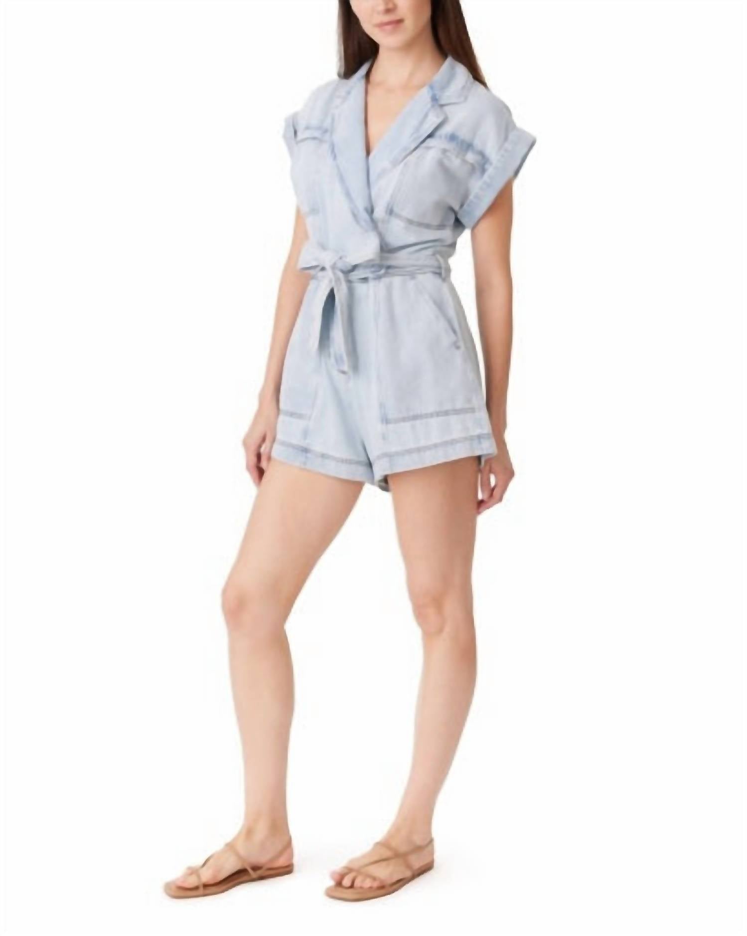 Habitual - Crossfront Belted Romper