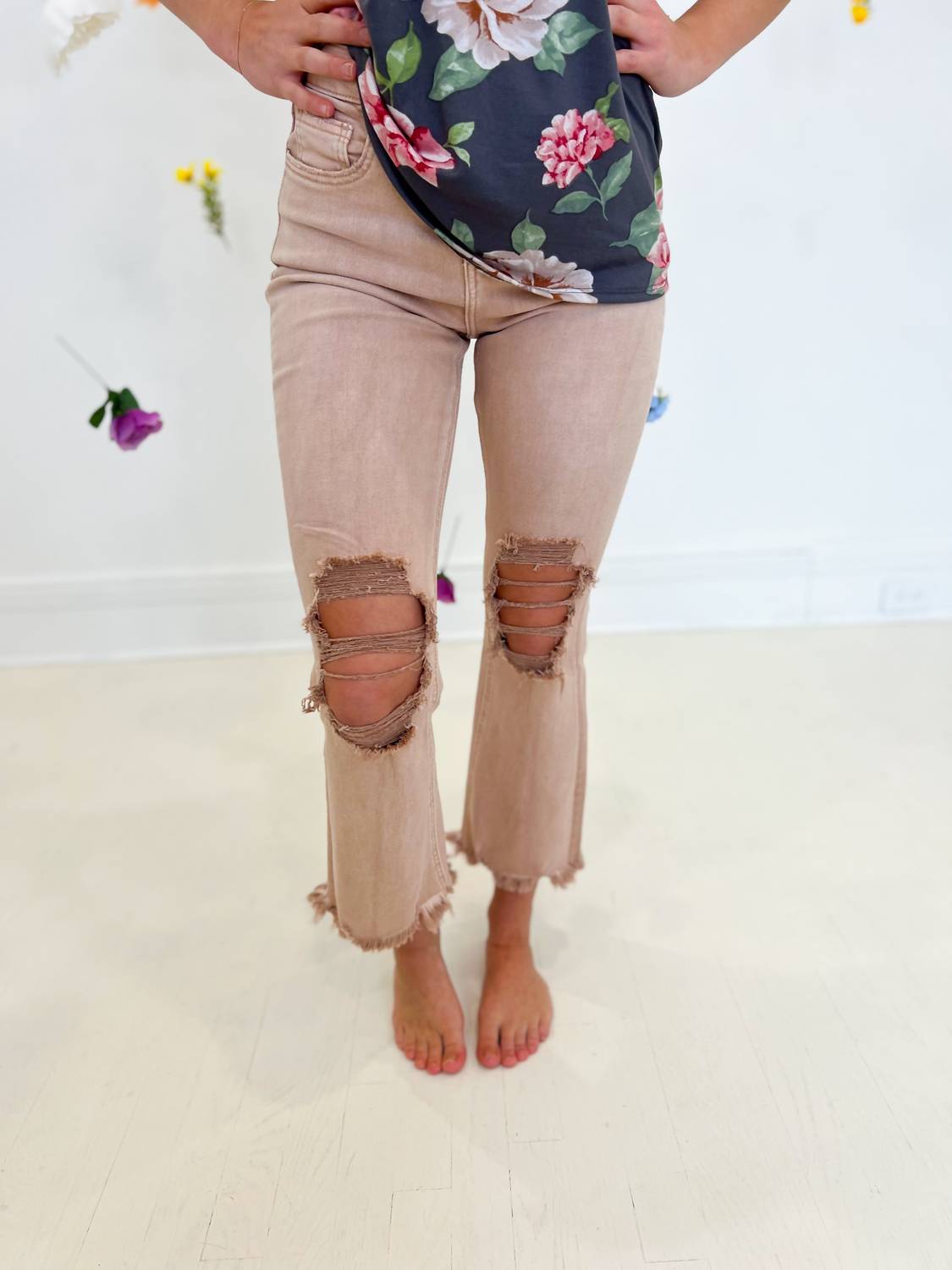 Loveret - Anabelle Crop Flare Jeans