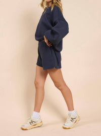 Sadie & Sage - Pastime Textured Terry Shorts