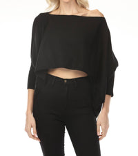 Isle By Melis Kozan - 2 Way Cropped Sweater Top