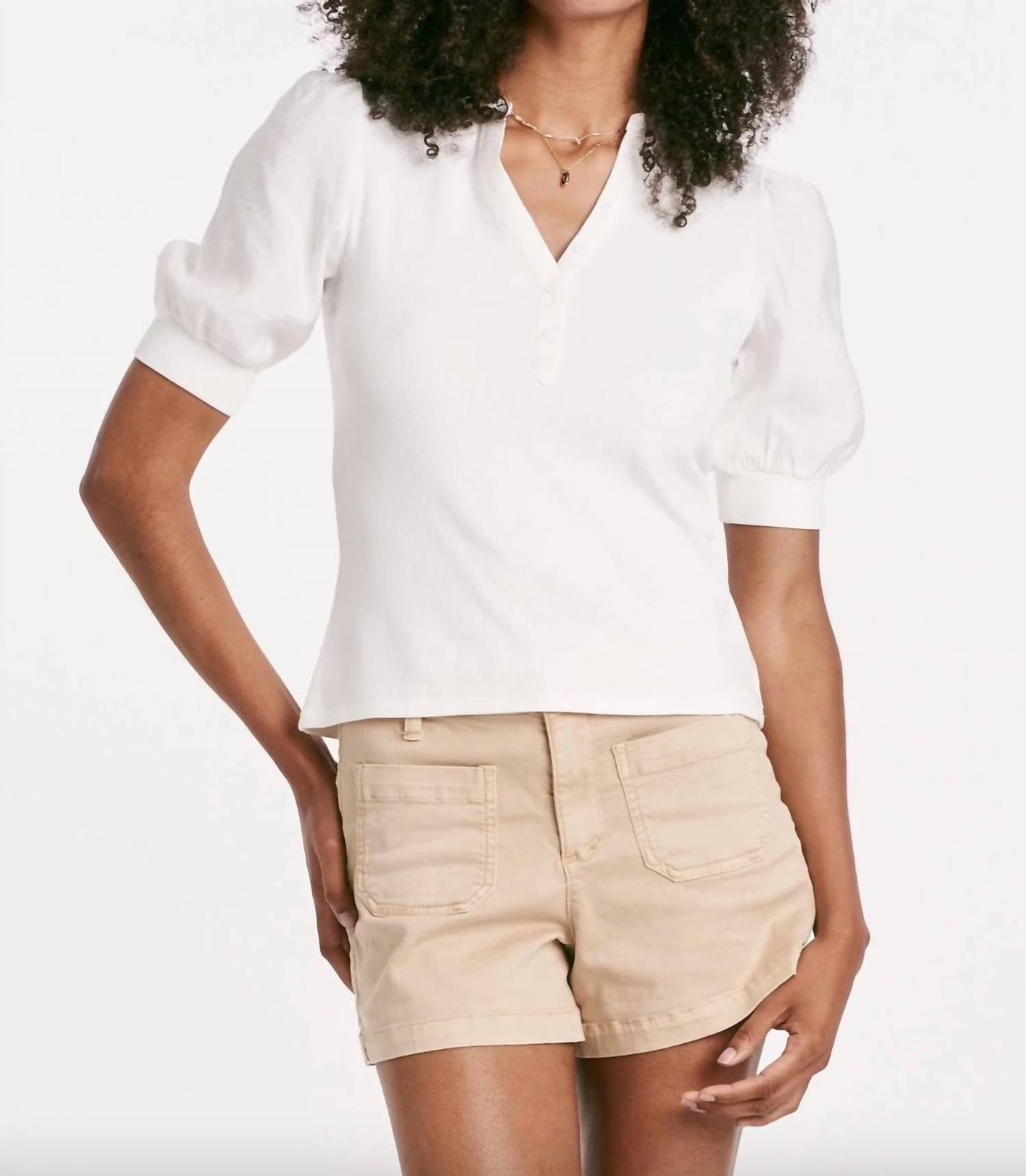 Another Love - Eliza Puff Sleeve Henley