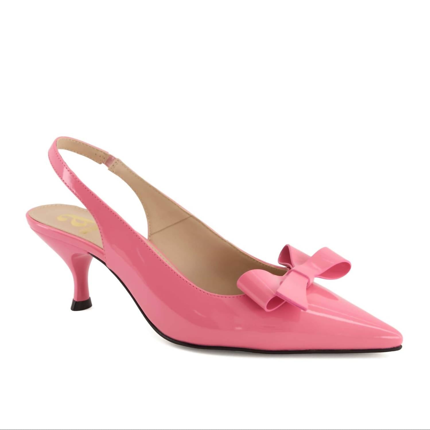 Andrea - Women's Slingback Bow Pumps