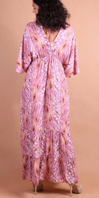 Gigi Moda - Animal Print Maxi Dress