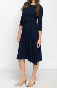 Kmw - Side Tie Midi Dress