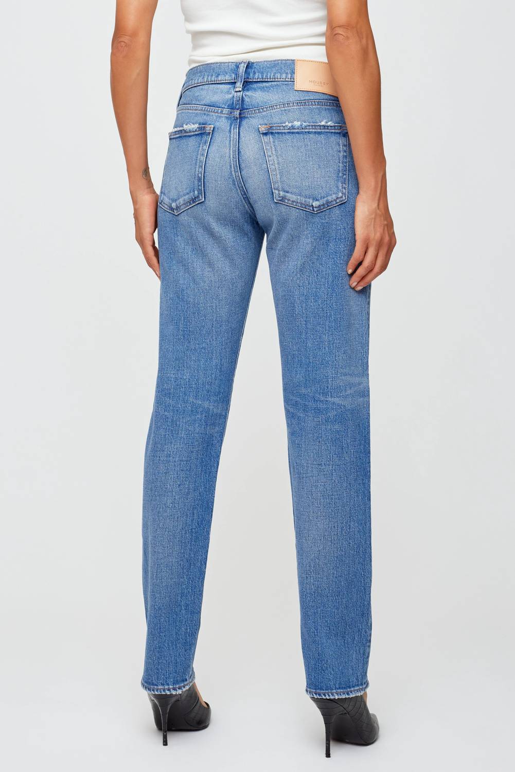 Moussy - Groveland Slim Fit Straight Leg Jean