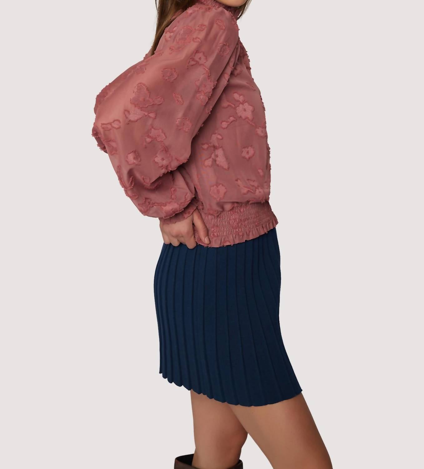 Lost + Wander - Fable Charm Mock Neck Top