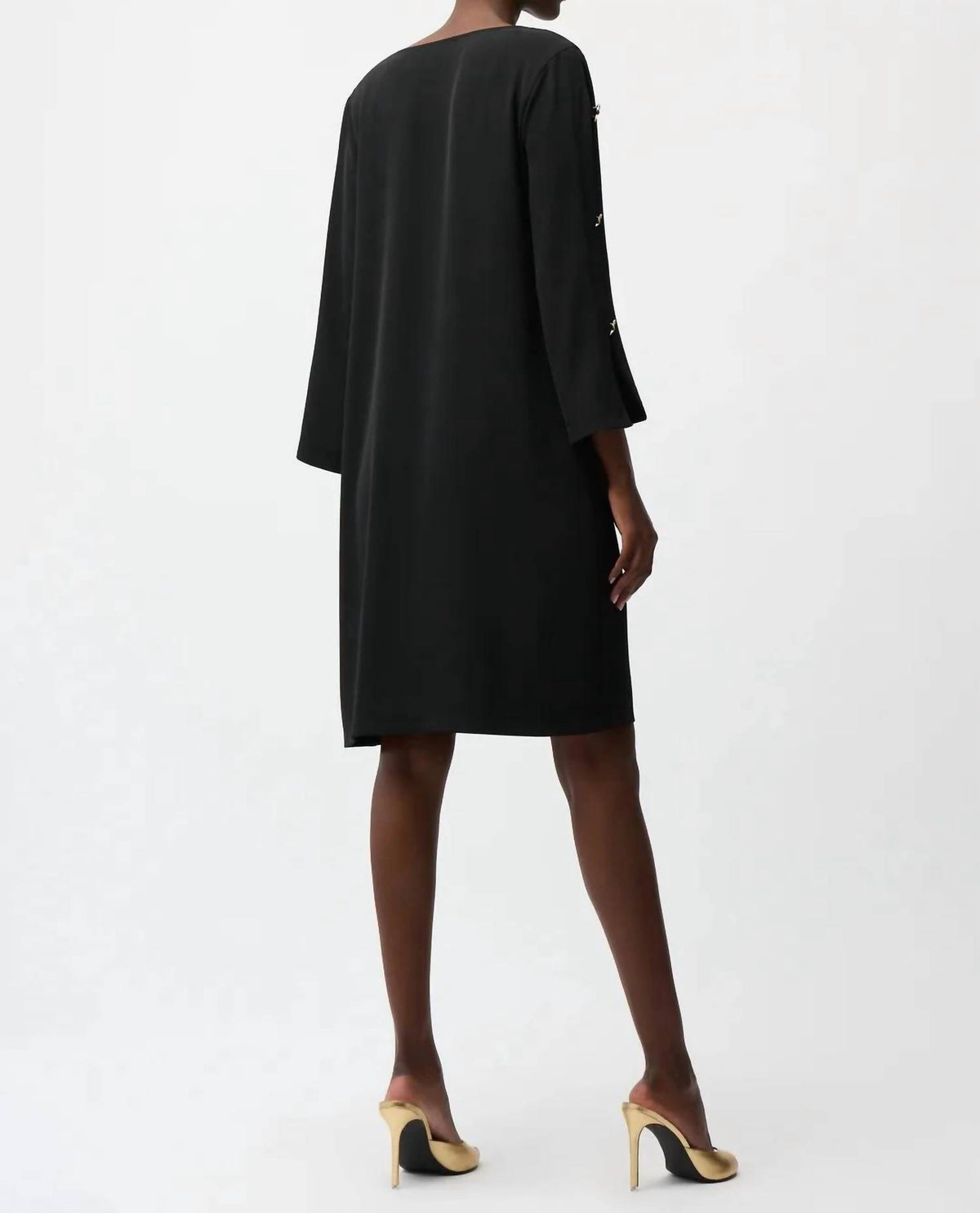 Joseph Ribkoff - Accent Slit Sleeve Shift Dress