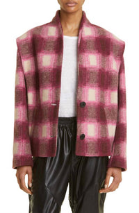Isabel Marant - Ullana Boxy Plaid Jacket