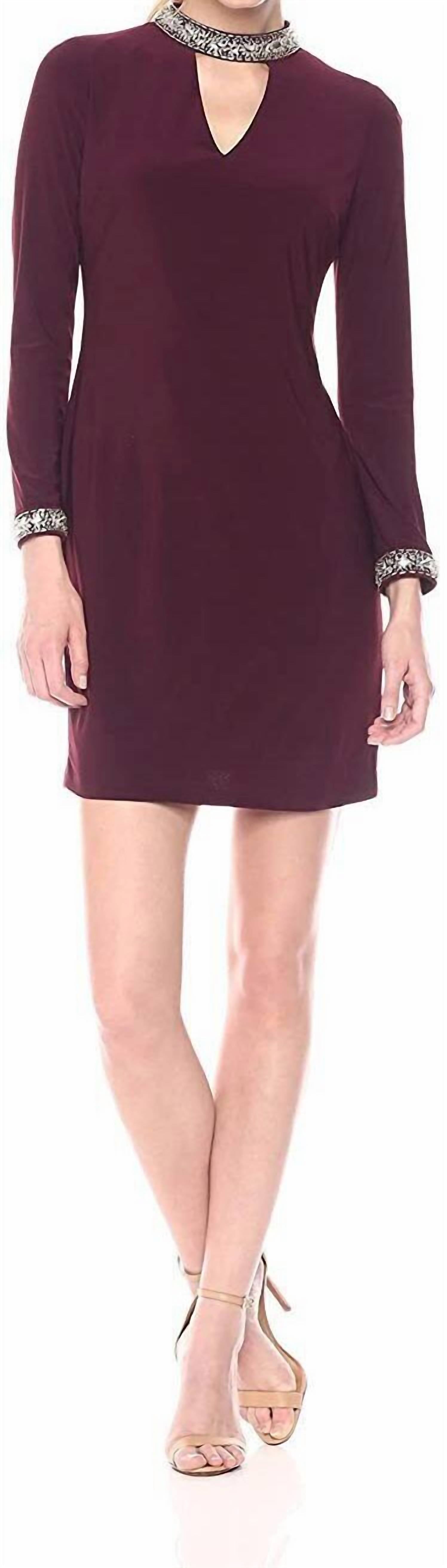 S.L. Fashions - Party Night Out Keyhole Cocktail Dress