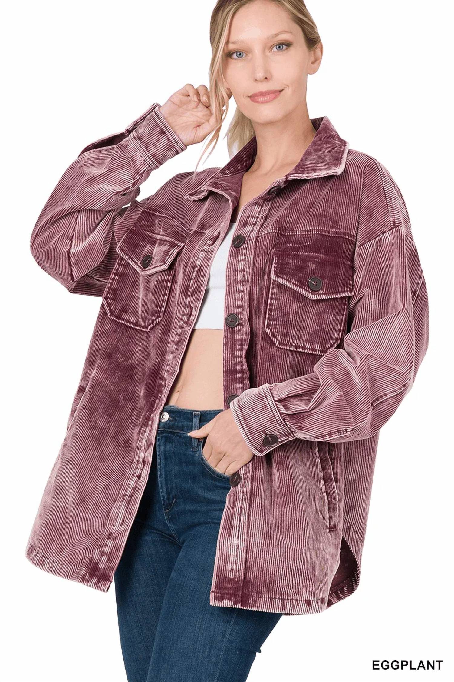 Zenana - Vintage Vibes Shacket