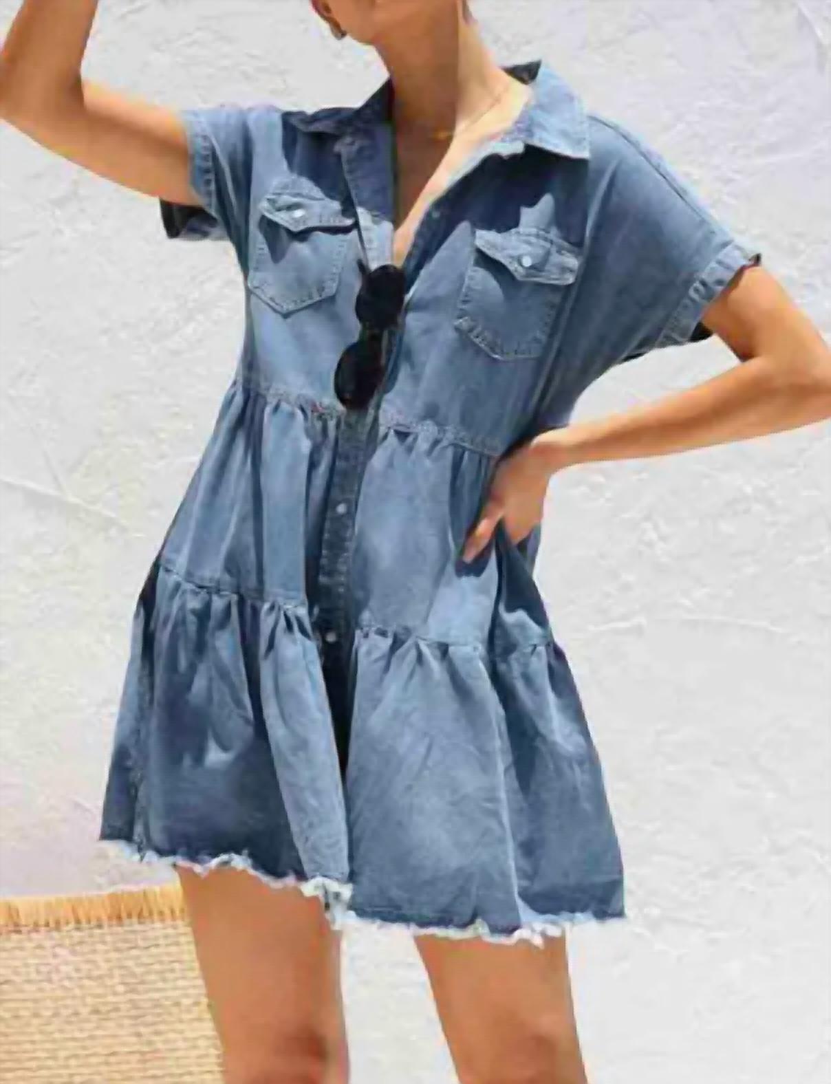 Sweetkama - Denim Mini Dress