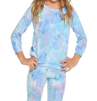 Chaser - Tie Dye Bolts Hacci Sweatshirt