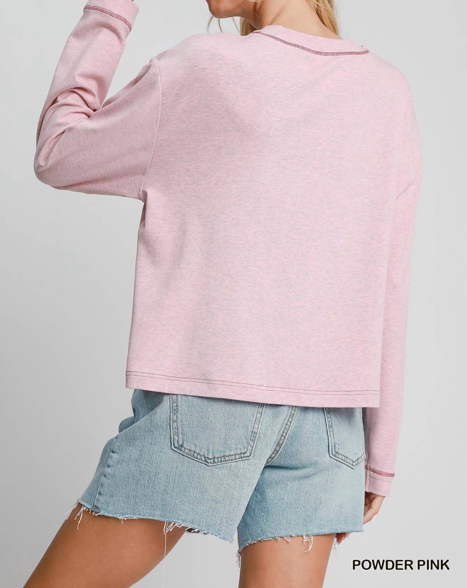 Umgee - Modal Round Neck Basic Top