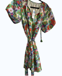 Jade Women's Smocked Shou Dress in groovy green - women's dress