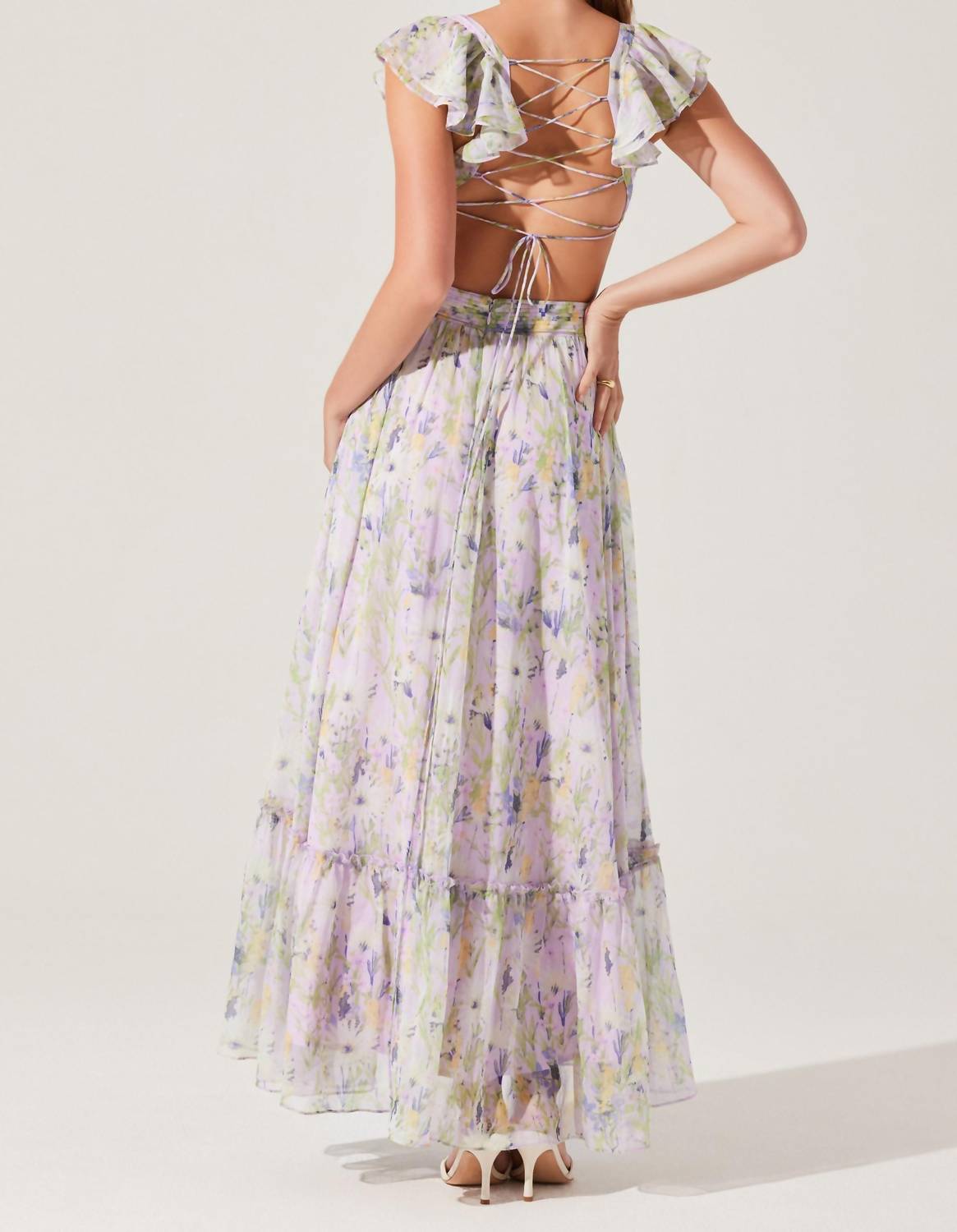 primrose floral strappy back maxi dress Megs_kelley on LTK