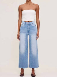 Dl1961 - Women'S - Hepburn Wide Leg High Rise Ankle Jeans