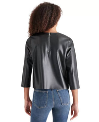 Steve Madden - Dee Faux-leather Top