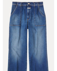 CLOSED Women's Aria Jeans in mid blue - women's jeans - detail view