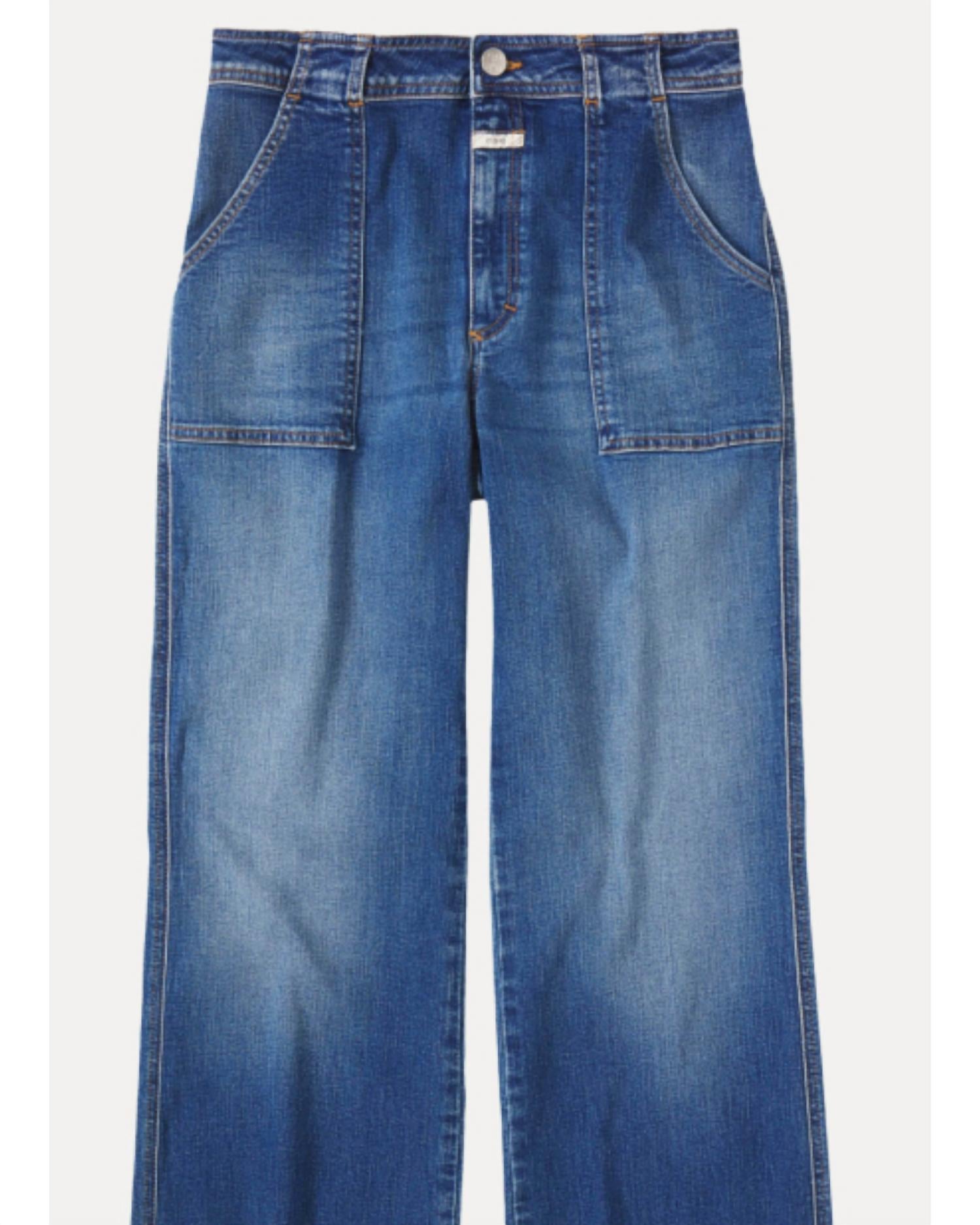 CLOSED Women's Aria Jeans in mid blue - women's jeans - detail view