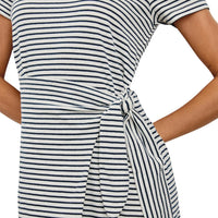 Rails Edie Dress in navy micro stripe - women's dress - view 4