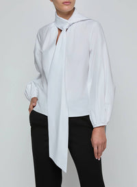 L'Agence - Deon Tie-neck Blouse