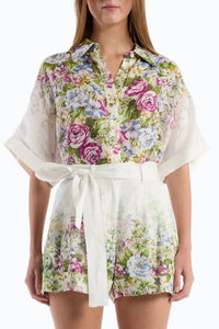 Christy Lynn - Rosa Button Down Top
