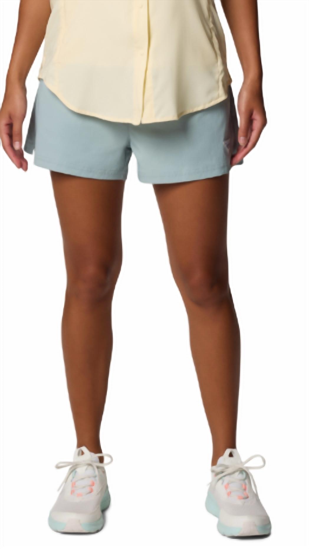 Columbia Rugged Water Shorts in crushed blue - women's shorts - detail view