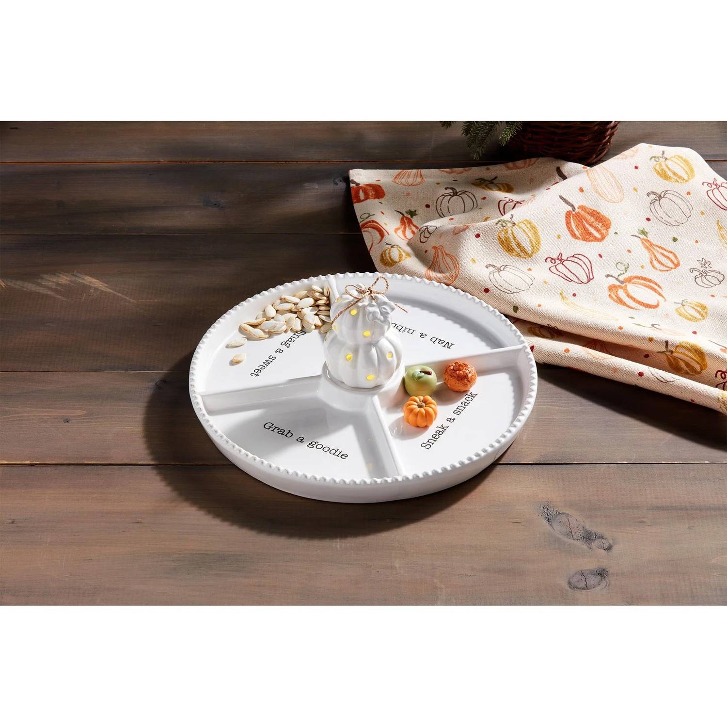 Mudpie - Pumpkin Light Up Sitter