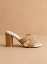 Oasis Society - Women's Santiago Raffia Heel