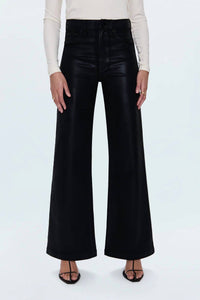 Pistola - Lana High Rise Ultra Wide Leg Coated Pants