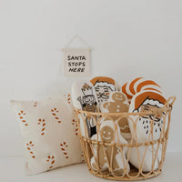 IMANI COLLECTIVE Christmas Collection Swirl Pillow in peppermint - item - detail view