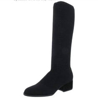Eileen Fisher - Women's Long Stretch Block Heel Boots