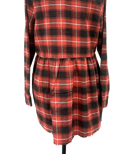 Tulip Clothing - Cv1150 Rosalinda Plaid Button Down Shirt