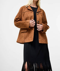 French Connection - Laney Faux Suede Jacket
