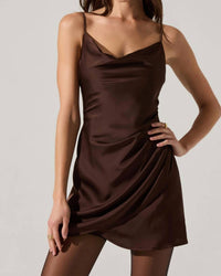 Astr - Jenness Satin Mini Dress