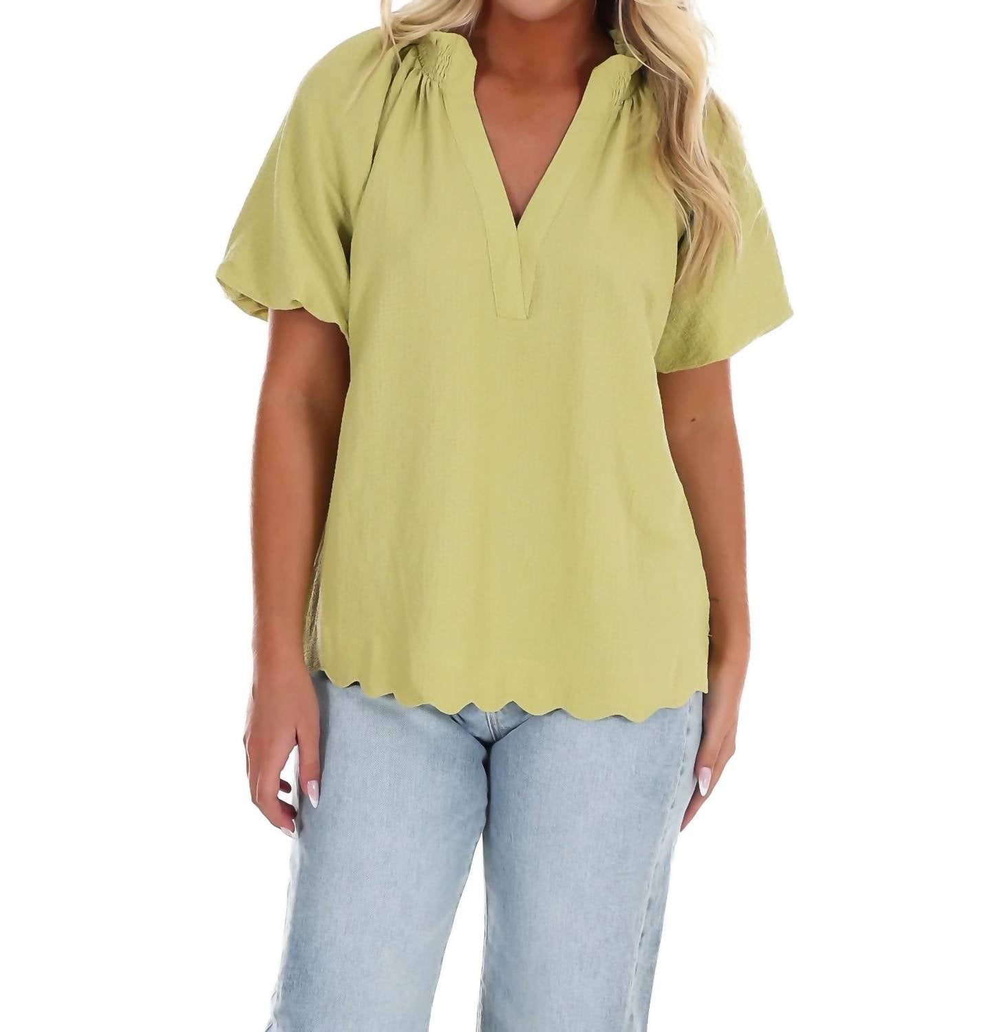 Umgee - Women's Easy Daydream Textured Top