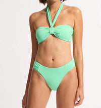 Seafolly - Women's Collective Ruched High Leg Bikini Bottom