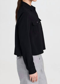 Theory - Cape Back Military Top