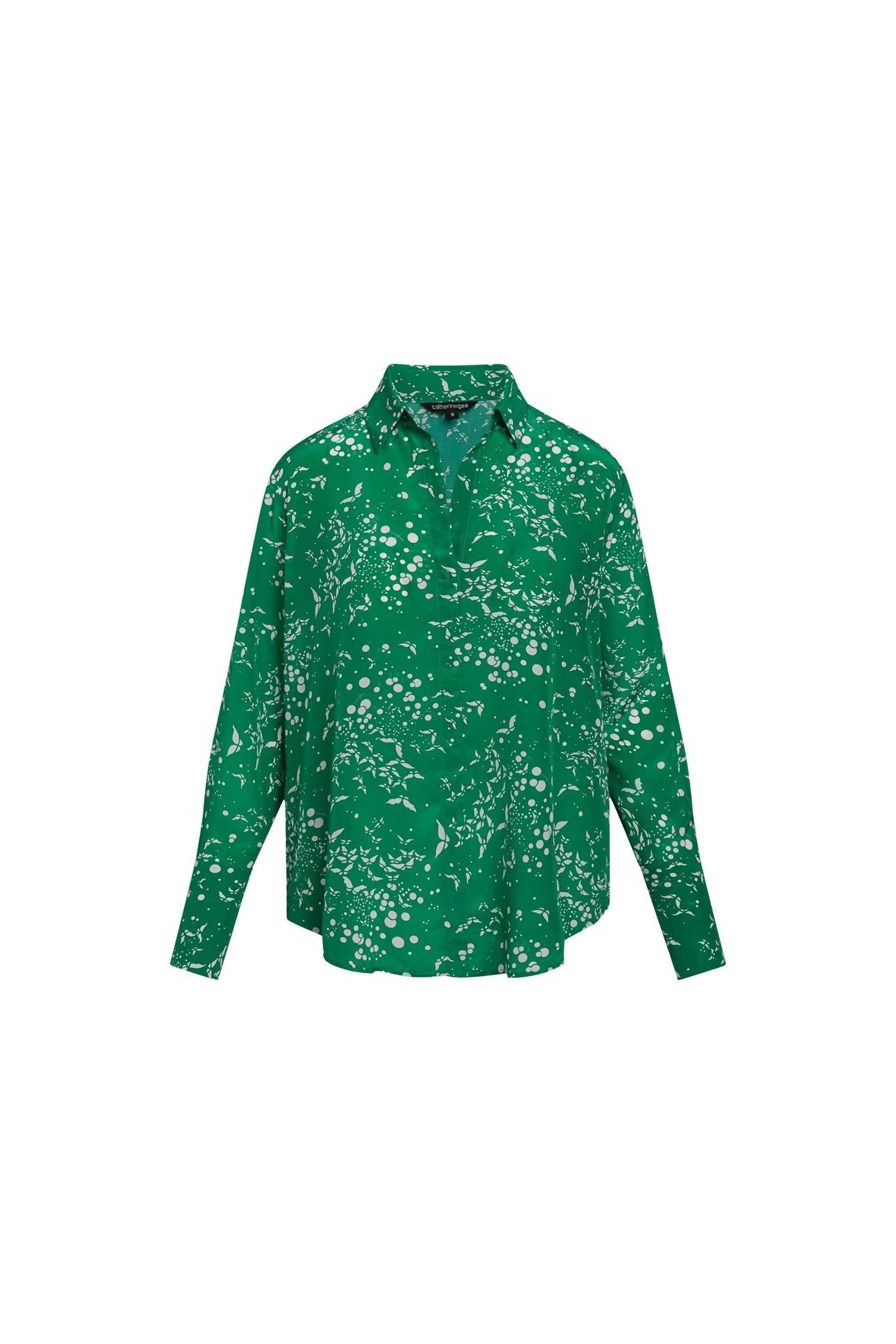 Catherine Gee - Daria French Cuff Silk Blouse
